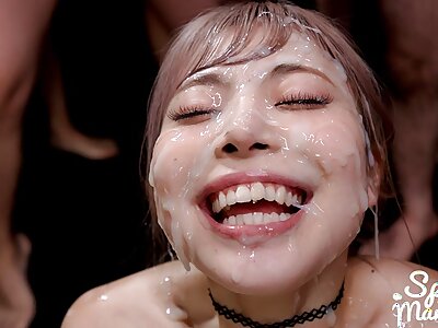 Misa's Sticky Bukkake Facial
